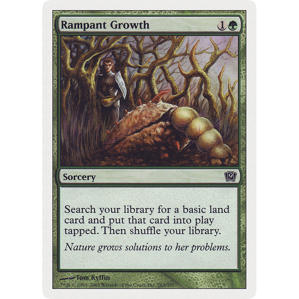 Rampant Growth (9ED-263) - 9th Edition Foil