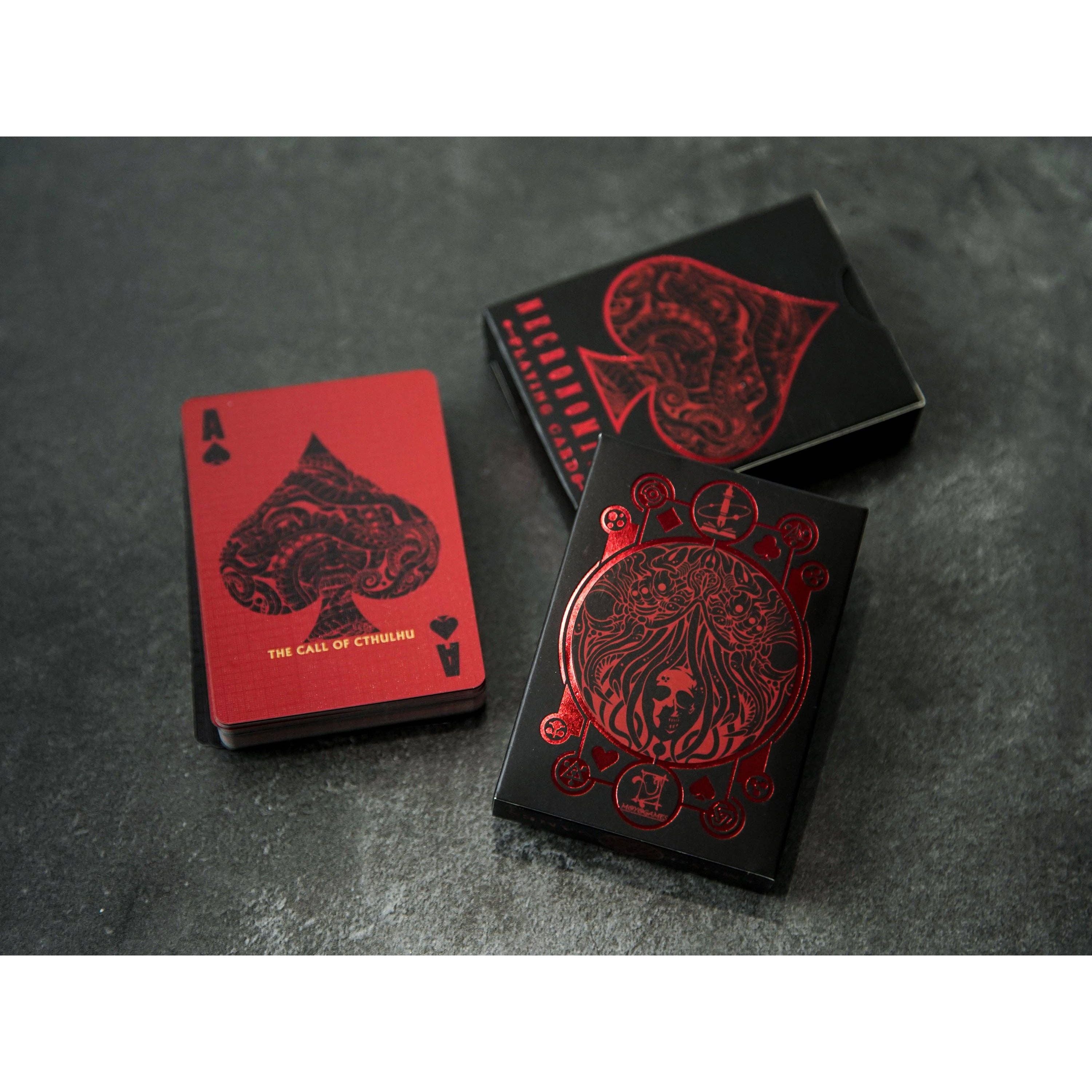 Lovecraft A-K Cthulhu Mythos Playing Cards - Red: Red