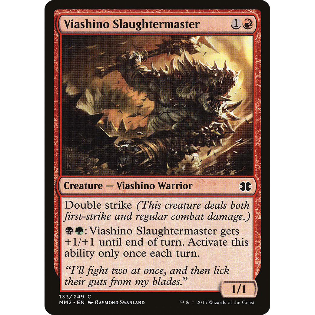 Viashino Slaughtermaster (MM2-133) - Modern Masters 2015 Foil