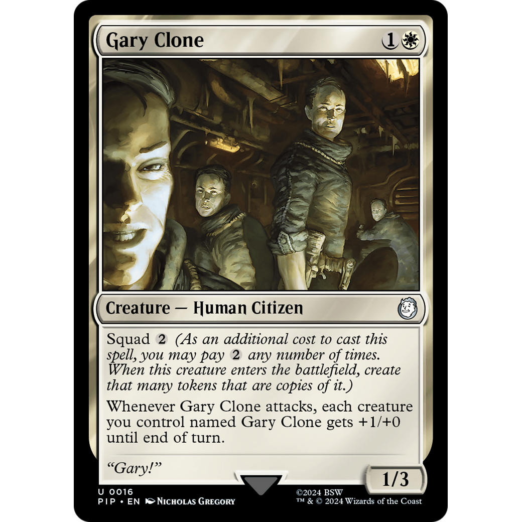 Gary Clone (PIP-016) - Fallout Foil