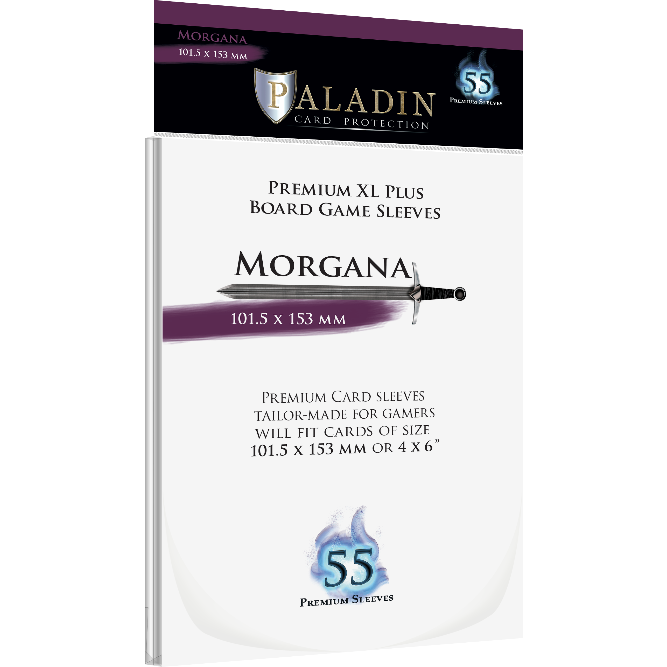 Paladin Card Protectors - Clear Gloss Ultra Large Sizes: Ragnelle – 103x128mm