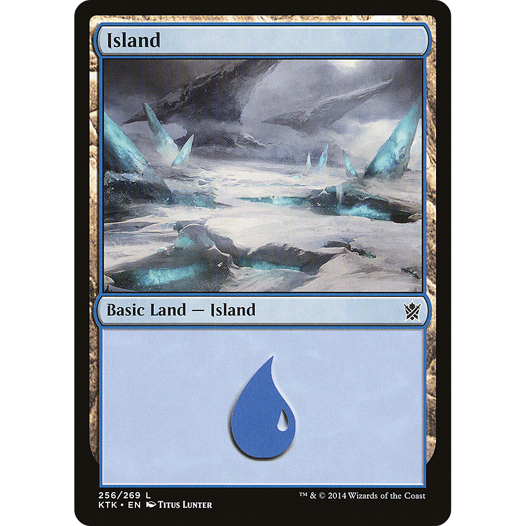 Island (256) (KTK-256) - Khans of Tarkir