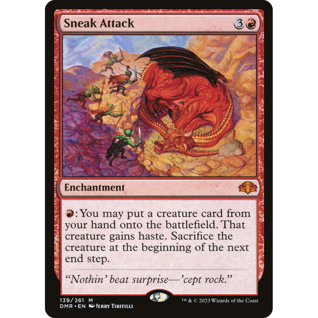 Sneak Attack (DMR-139) - Dominaria Remastered Foil