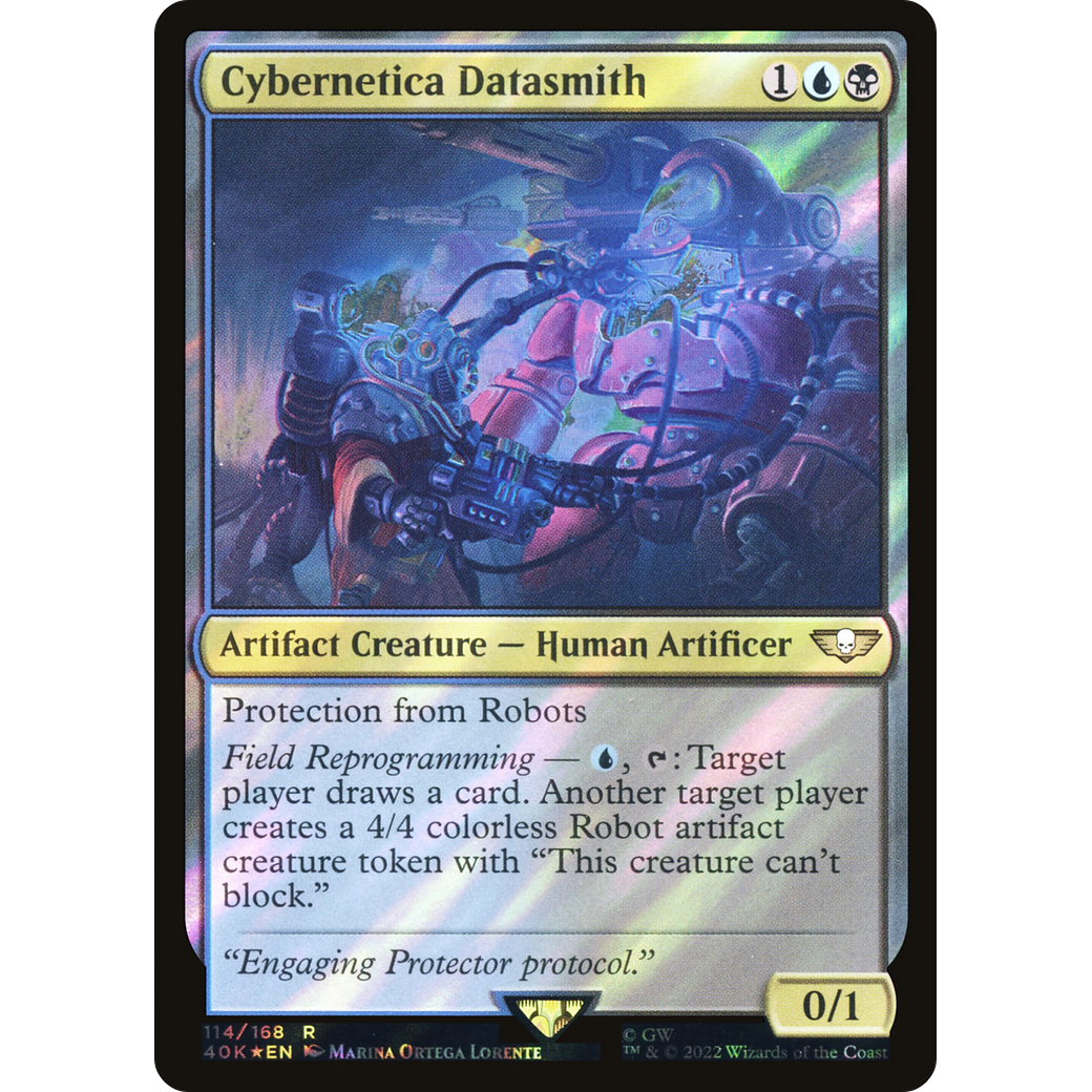 Cybernetica Datasmith (40K-114) - Warhammer 40,000 Commander Foil