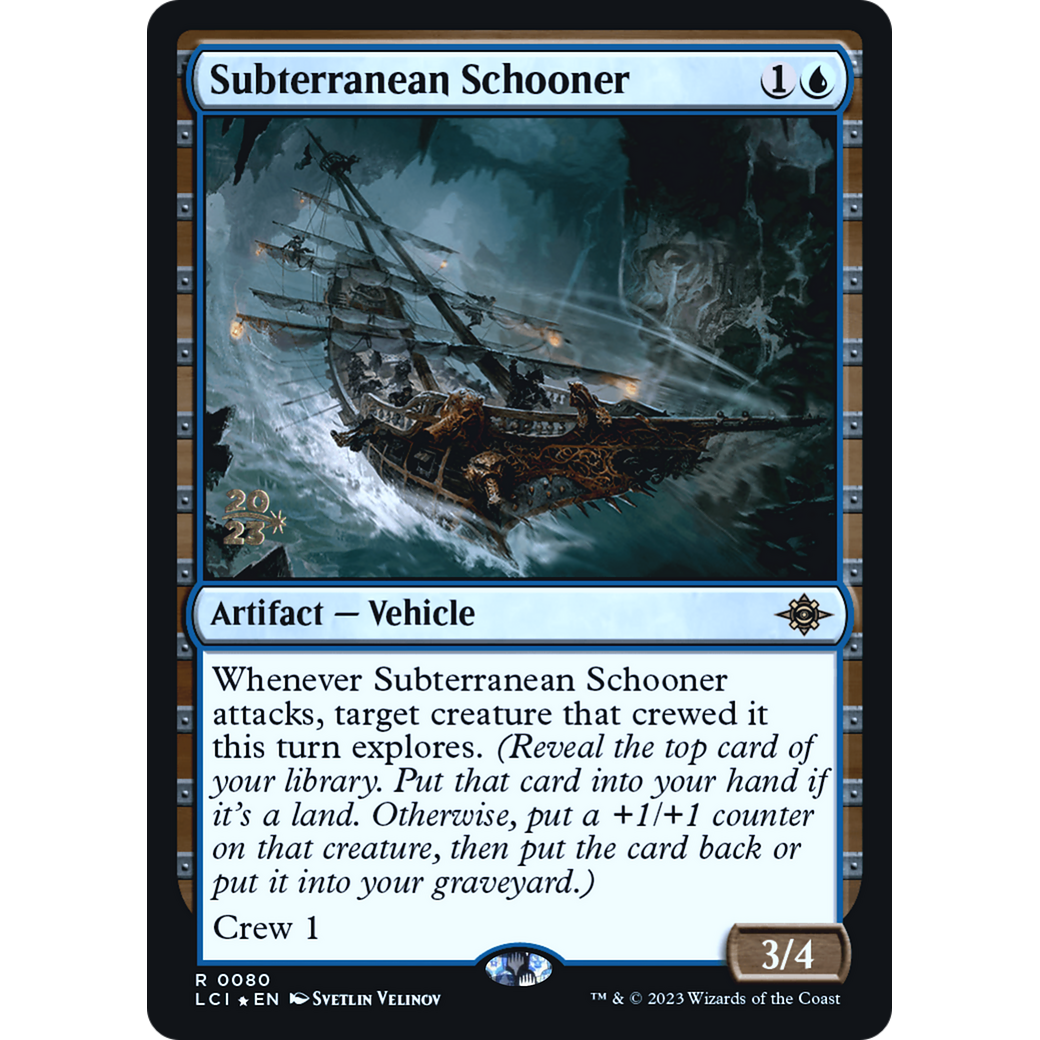 Subterranean Schooner (PRE-80S) - The Lost Caverns of Ixalan Promos Foil