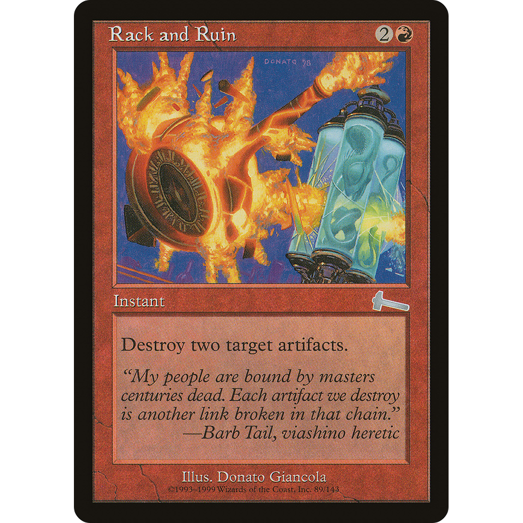 Rack and Ruin (ULG-089) - Urza's Legacy
