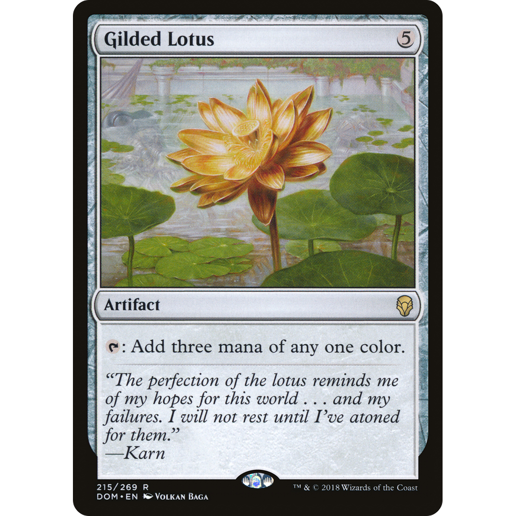 Gilded Lotus (DOM-215) - Dominaria Foil