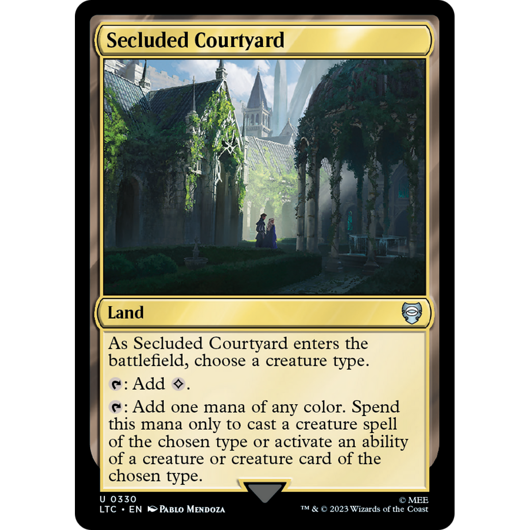 Secluded Courtyard (LTC-330) - Tales of Middle-earth Commander