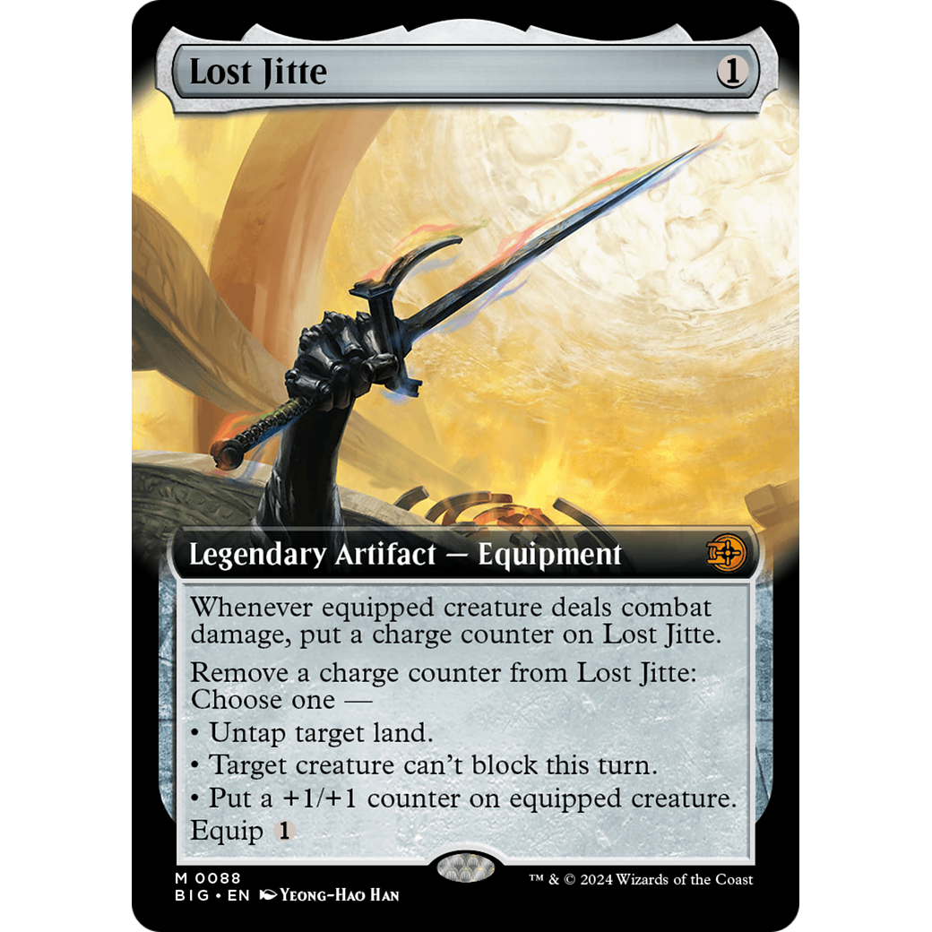 Lost Jitte (Extended Art) (BIG-088) - The Big Score: (Extended Art) Foil