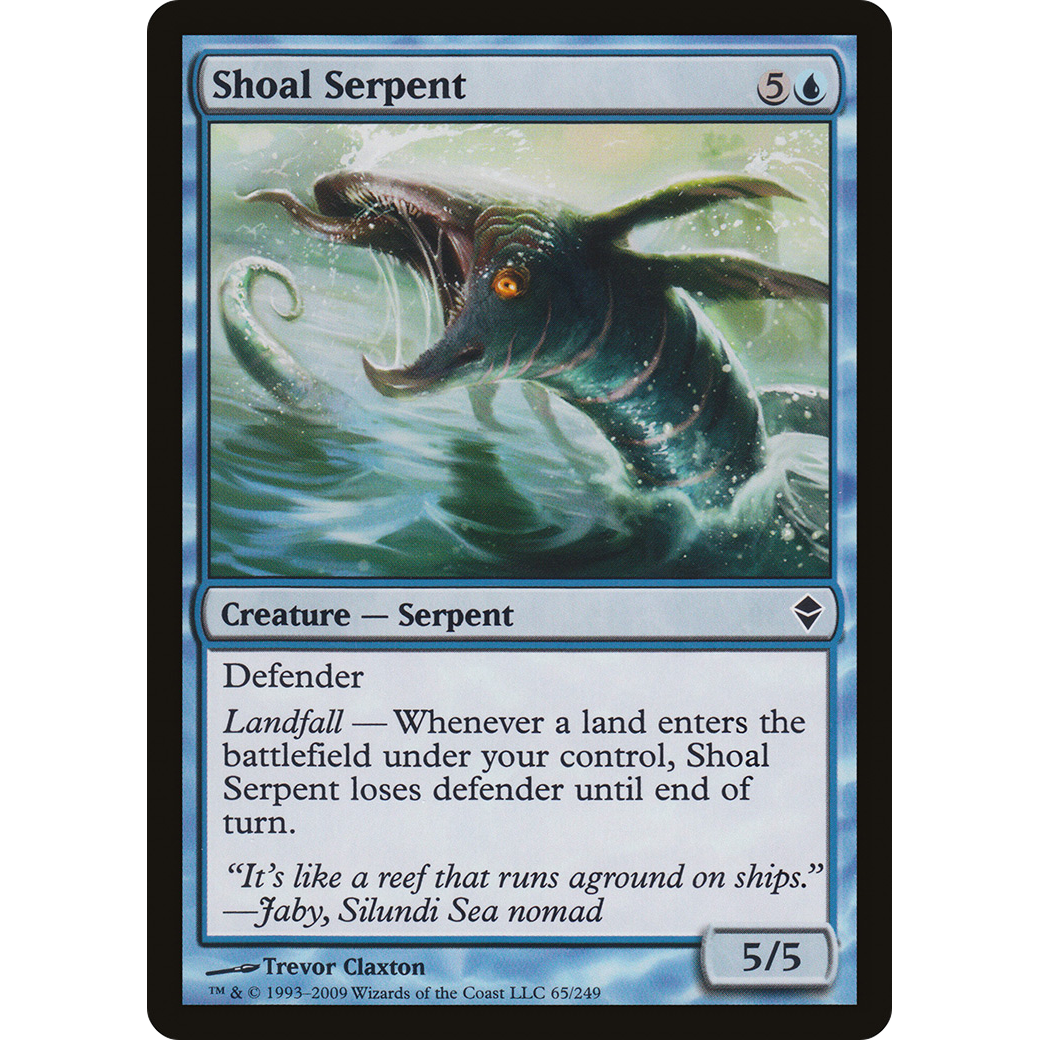 Shoal Serpent (ZEN-065) - Zendikar Foil