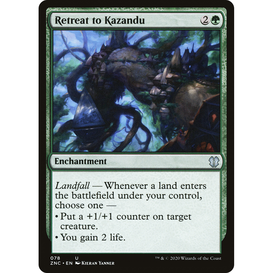 Retreat to Kazandu (ZNC-078) - Zendikar Rising Commander