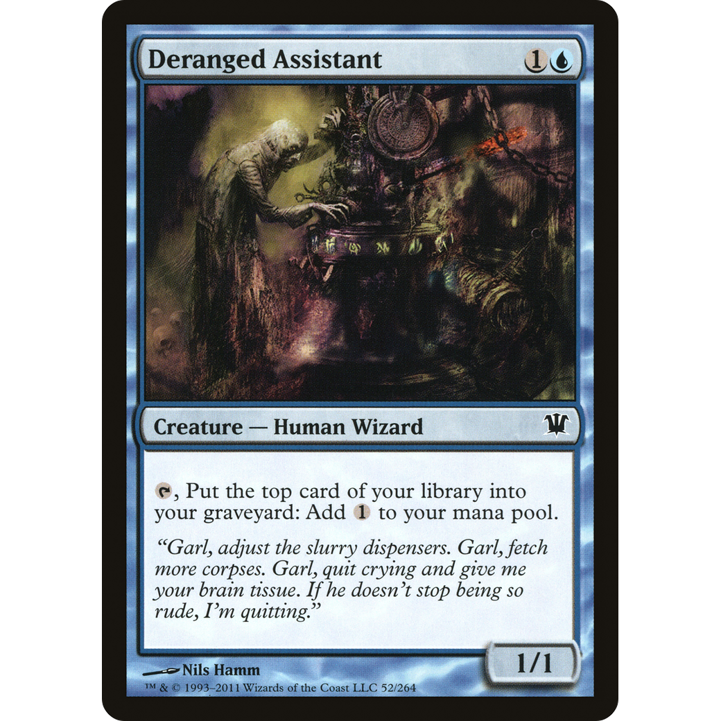 Deranged Assistant (ISD-052) - Innistrad Foil