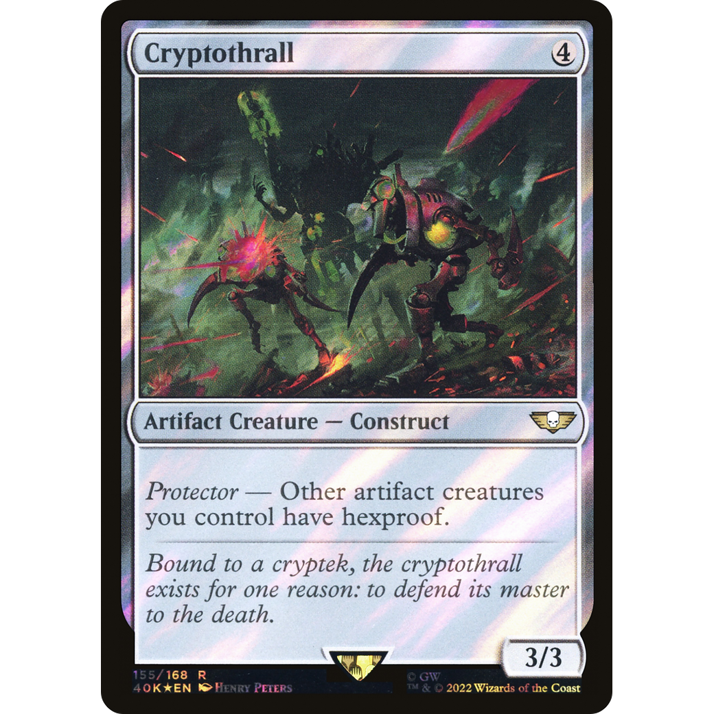 Cryptothrall (40K-155) - Warhammer 40,000 Commander Foil