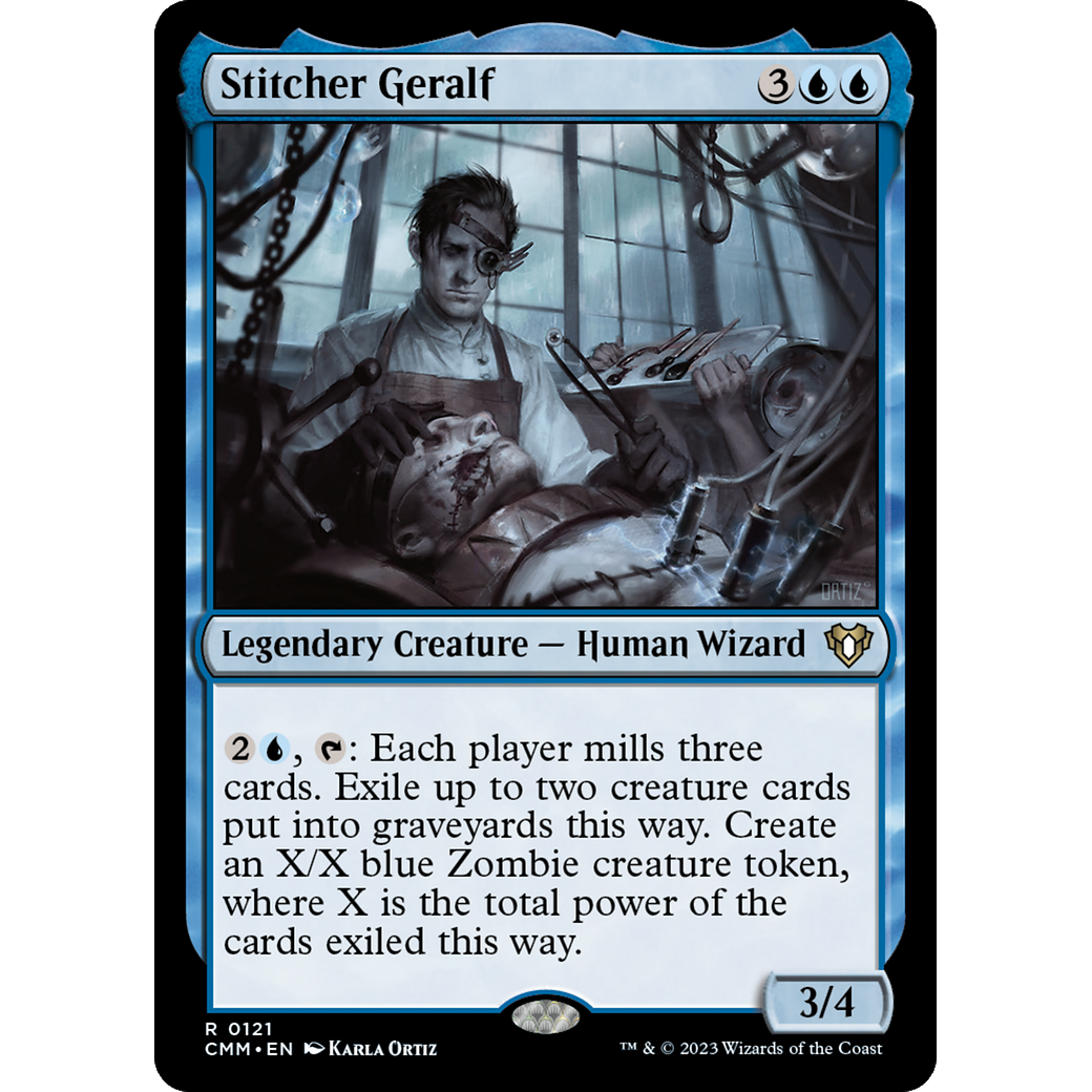 Stitcher Geralf (CMM-121) - Commander Masters Foil