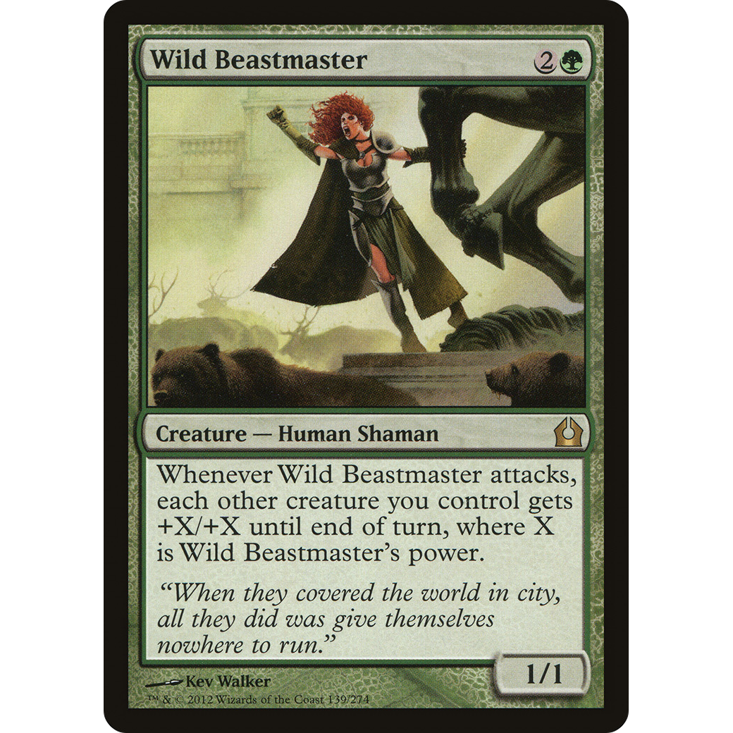 Wild Beastmaster (RTR-139) - Return to Ravnica Foil