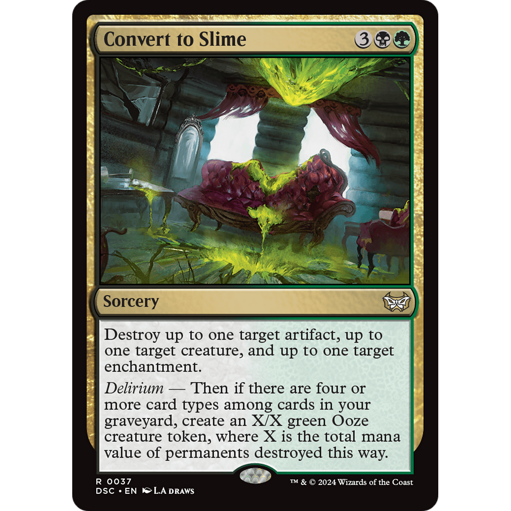 Convert to Slime (DSC-037) - Duskmourn: House of Horror Commander