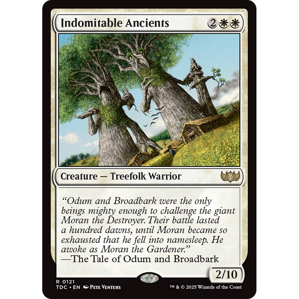 Indomitable Ancients (TDC-121) - Commander: Tarkir: Dragonstorm
