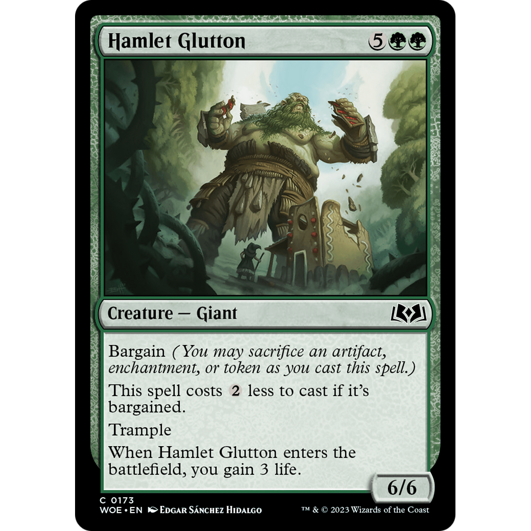 Hamlet Glutton (WOE-173) - Wilds of Eldraine