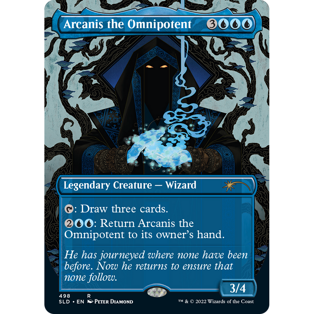 Arcanis the Omnipotent (SLD-498) - Secret Lair Drop (Borderless)