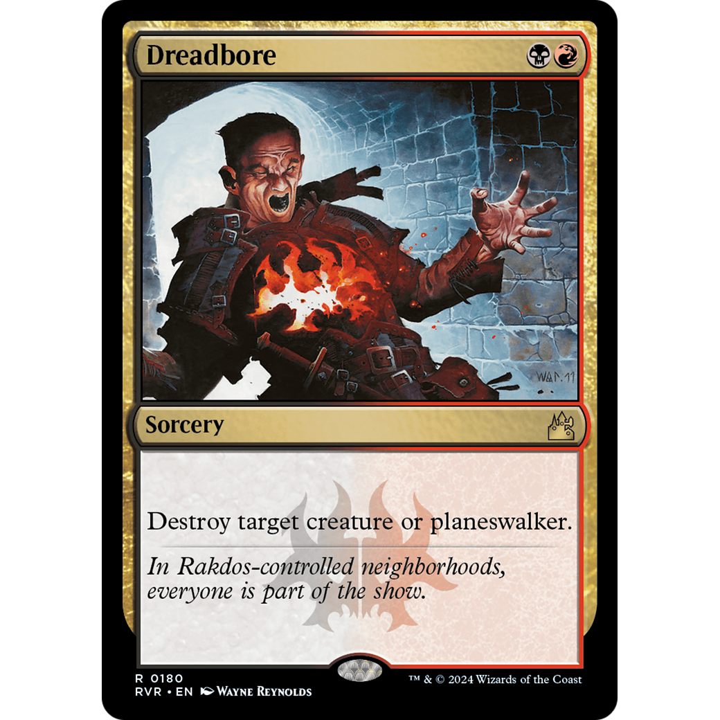 Dreadbore (RVR-180) - Ravnica Remastered Foil