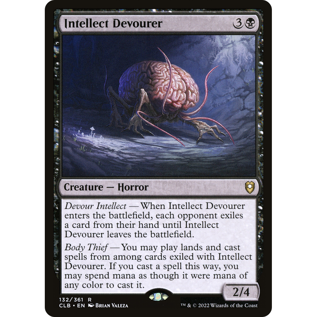 Intellect Devourer (CLB-132) - Commander Legends: Battle for Baldur's Gate Foil