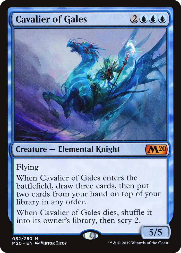 Cavalier of Gales (M20-052) - Core Set 2020 Foil