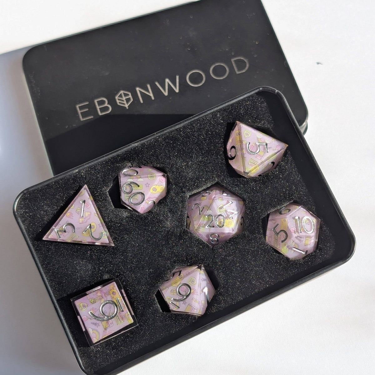 Memory Pop 7-Piece Polyhedral Dice Set