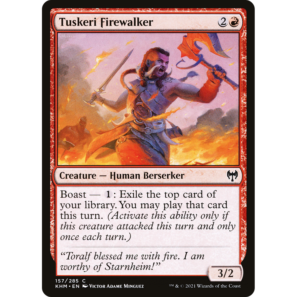 Tuskeri Firewalker (KHM-157) - Kaldheim Foil