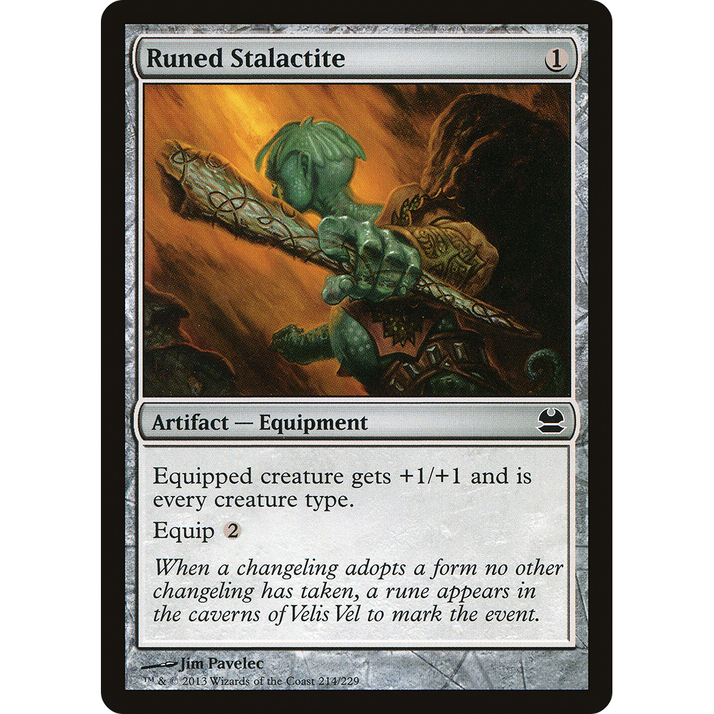 Runed Stalactite (MMA-214) - Modern Masters Foil