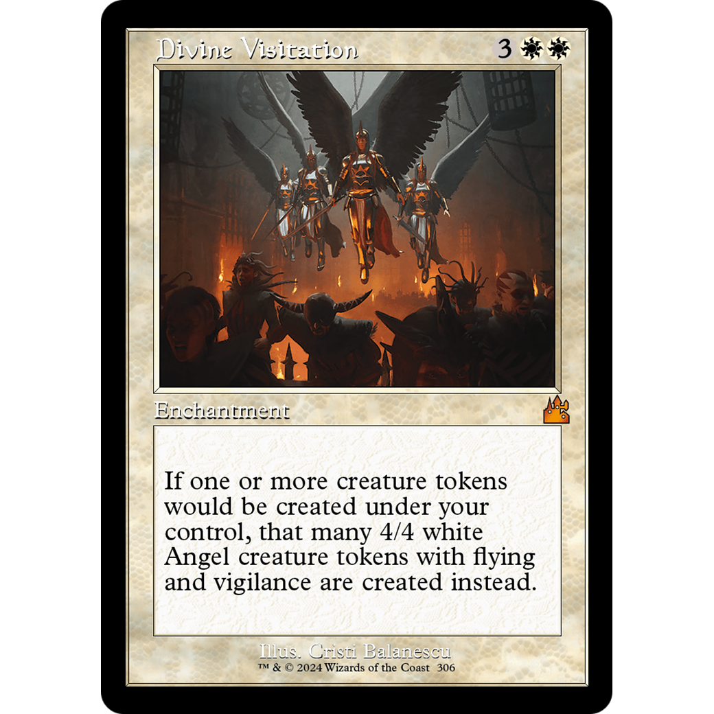 Divine Visitation (RVR-306) - Ravnica Remastered Foil