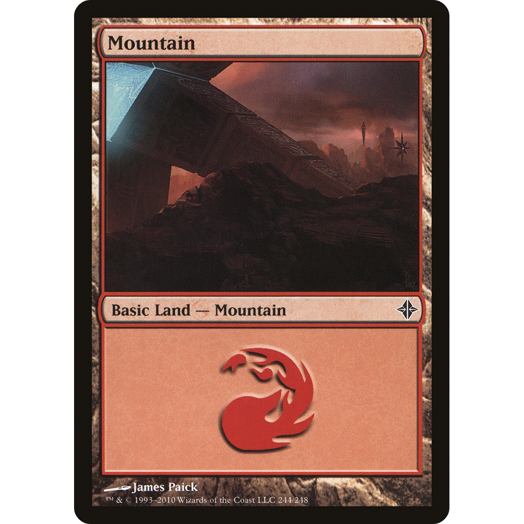 Mountain (244) (ROE-244) - Rise of the Eldrazi Foil