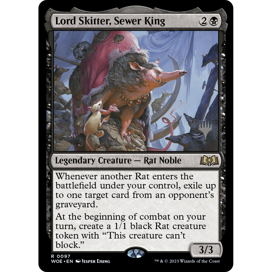 Lord Skitter, Sewer King (PPWOE-97P) - Wilds of Eldraine Promos Foil
