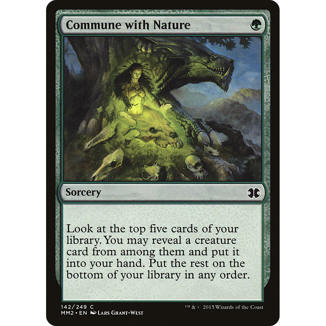 Commune with Nature (MM2-142) - Modern Masters 2015 Foil