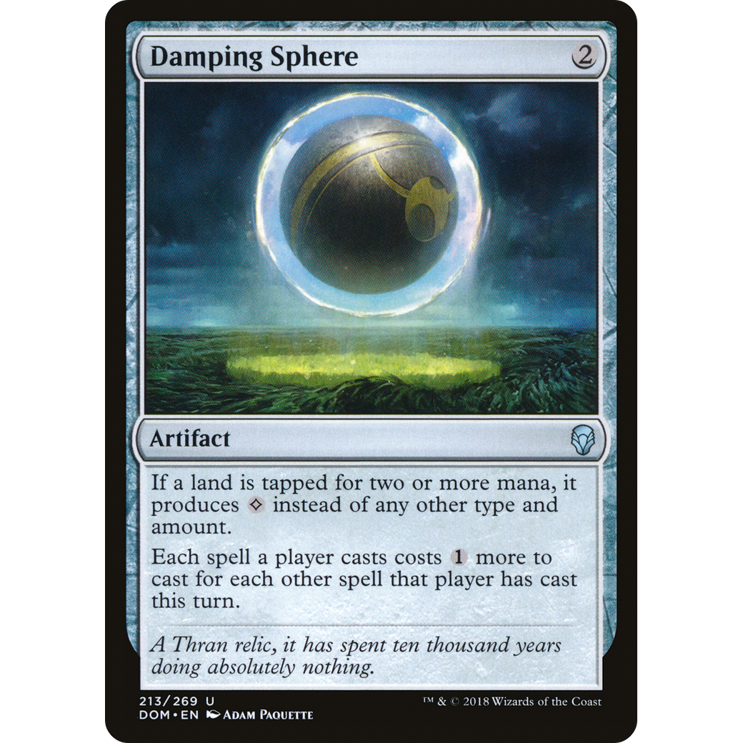 Damping Sphere (DOM-213) - Dominaria Foil