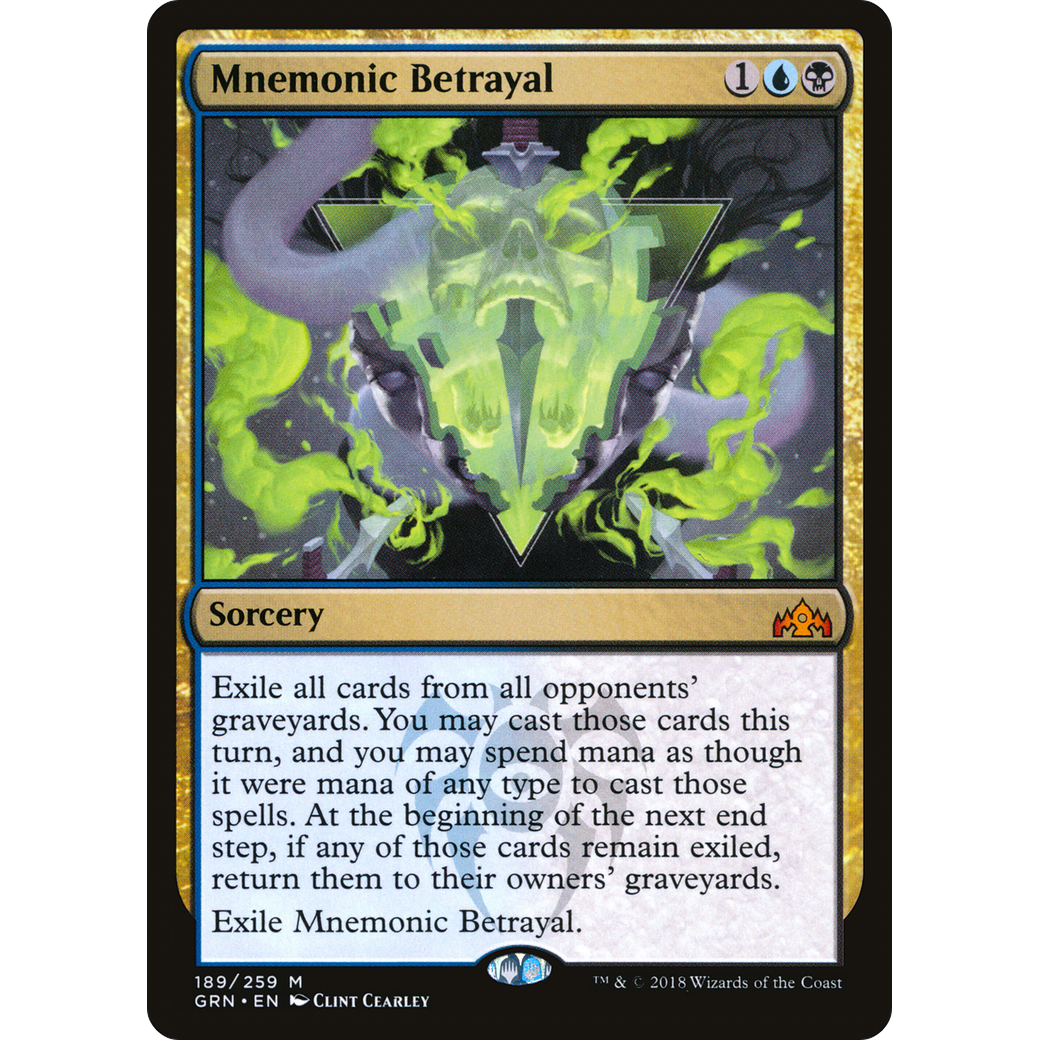 Mnemonic Betrayal (GRN-189) - Guilds of Ravnica