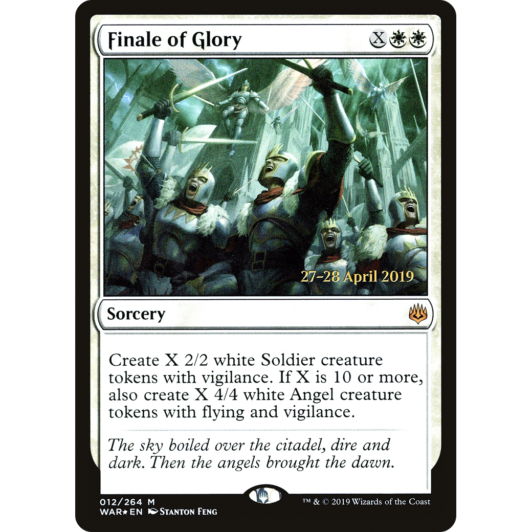 Finale of Glory (PRE-012) - War of the Spark Promos Foil