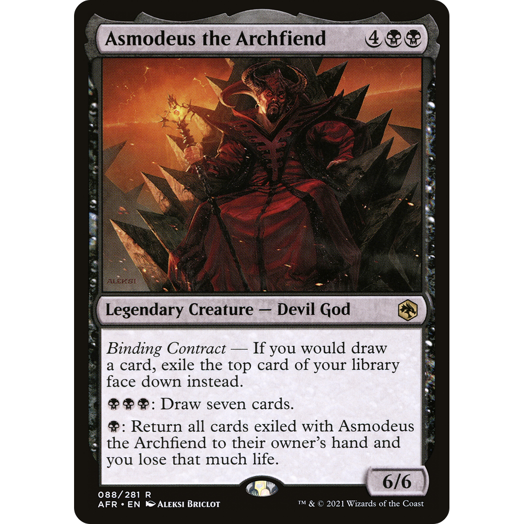 Asmodeus the Archfiend (AFR-088) - Adventures in the Forgotten Realms Foil