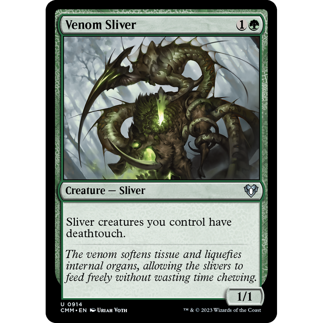 Venom Sliver (CMM-914) - Commander Masters