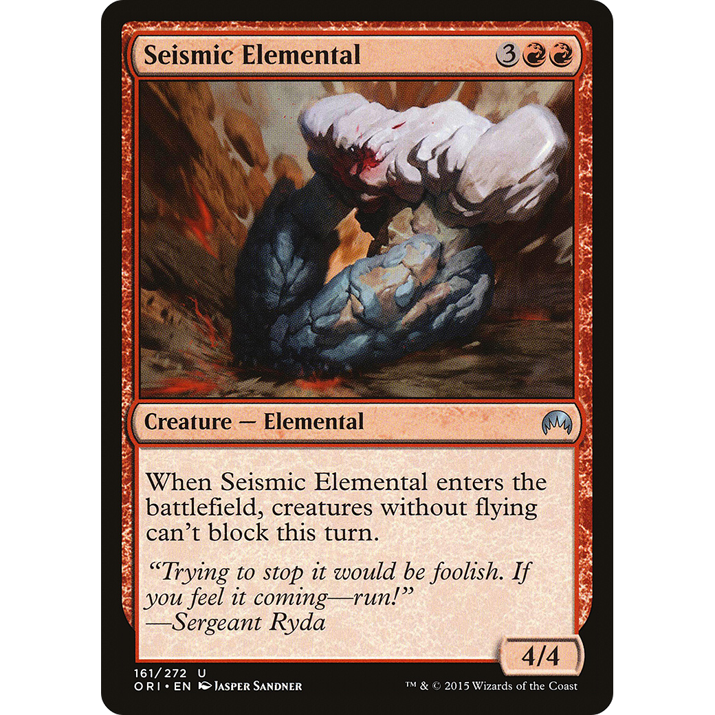 Seismic Elemental (ORI-161) - Magic Origins Foil