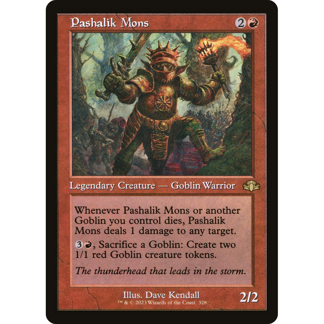 Pashalik Mons (Retro Frame) (DMR-328) - Dominaria Remastered Foil