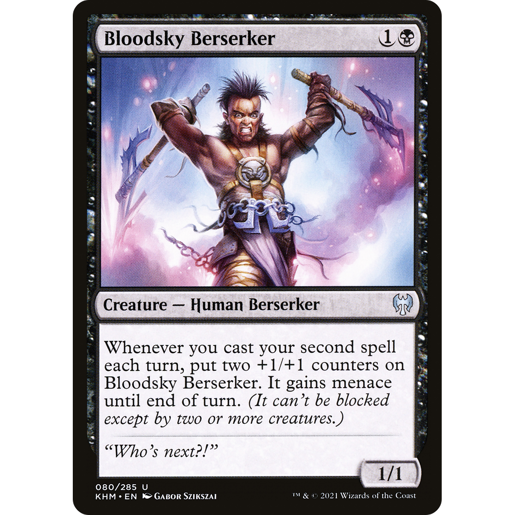 Bloodsky Berserker (KHM-080) - Kaldheim Foil