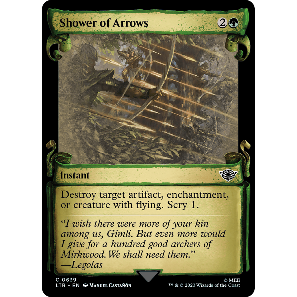 Shower of Arrows (LTR-639) - The Lord of the Rings: Tales of Middle-earth: (Showcase) Foil