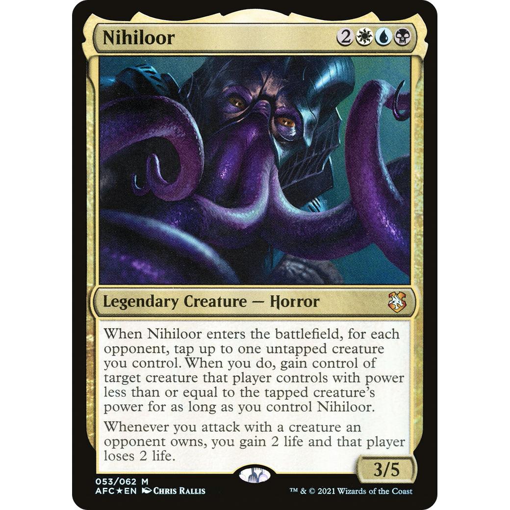 Nihiloor (AFC-053) - Forgotten Realms Commander Foil