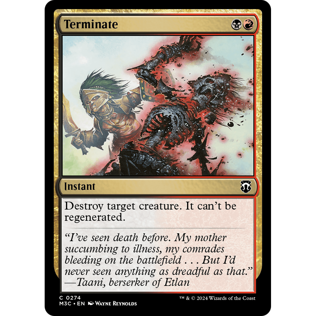Terminate (M3C-274) - Modern Horizons 3 Commander