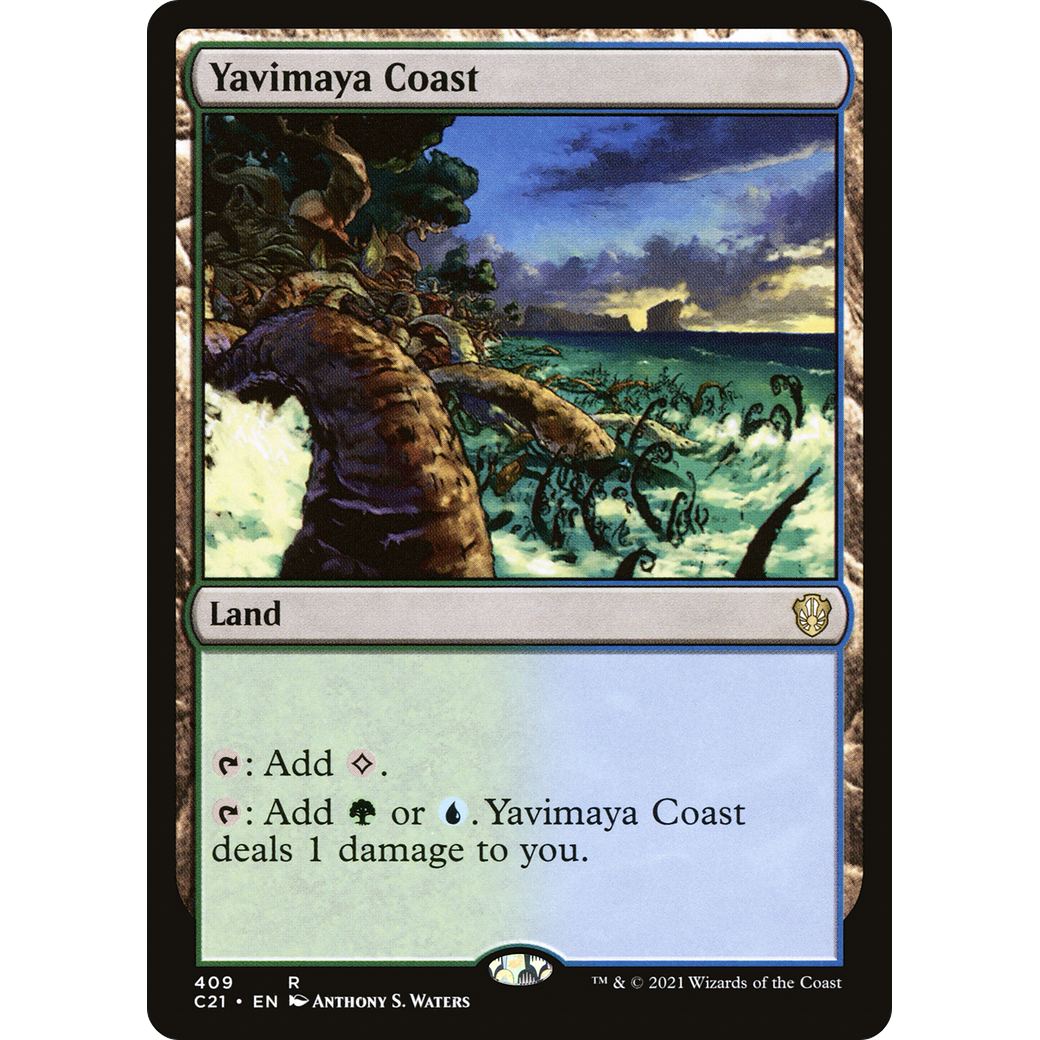 Yavimaya Coast (C21-409) - Commander 2021