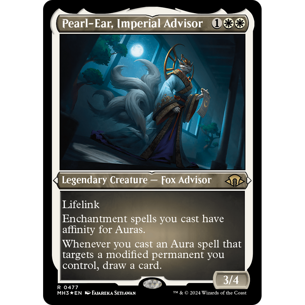 Pearl-Ear, Imperial Advisor (MH3-477) - Modern Horizons 3 Etched Foil