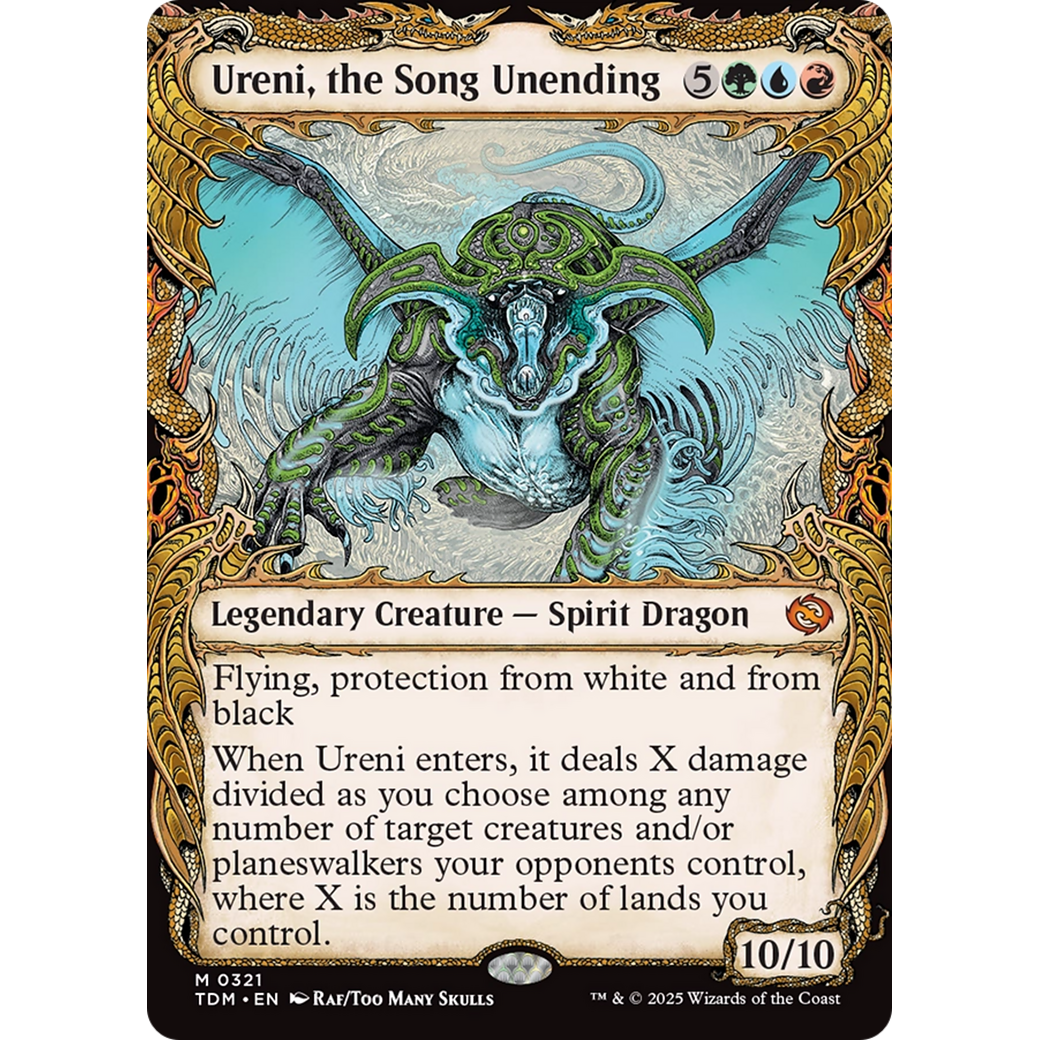 Ureni, the Song Unending (TDM-321) - Tarkir: Dragonstorm: (Showcase) Foil