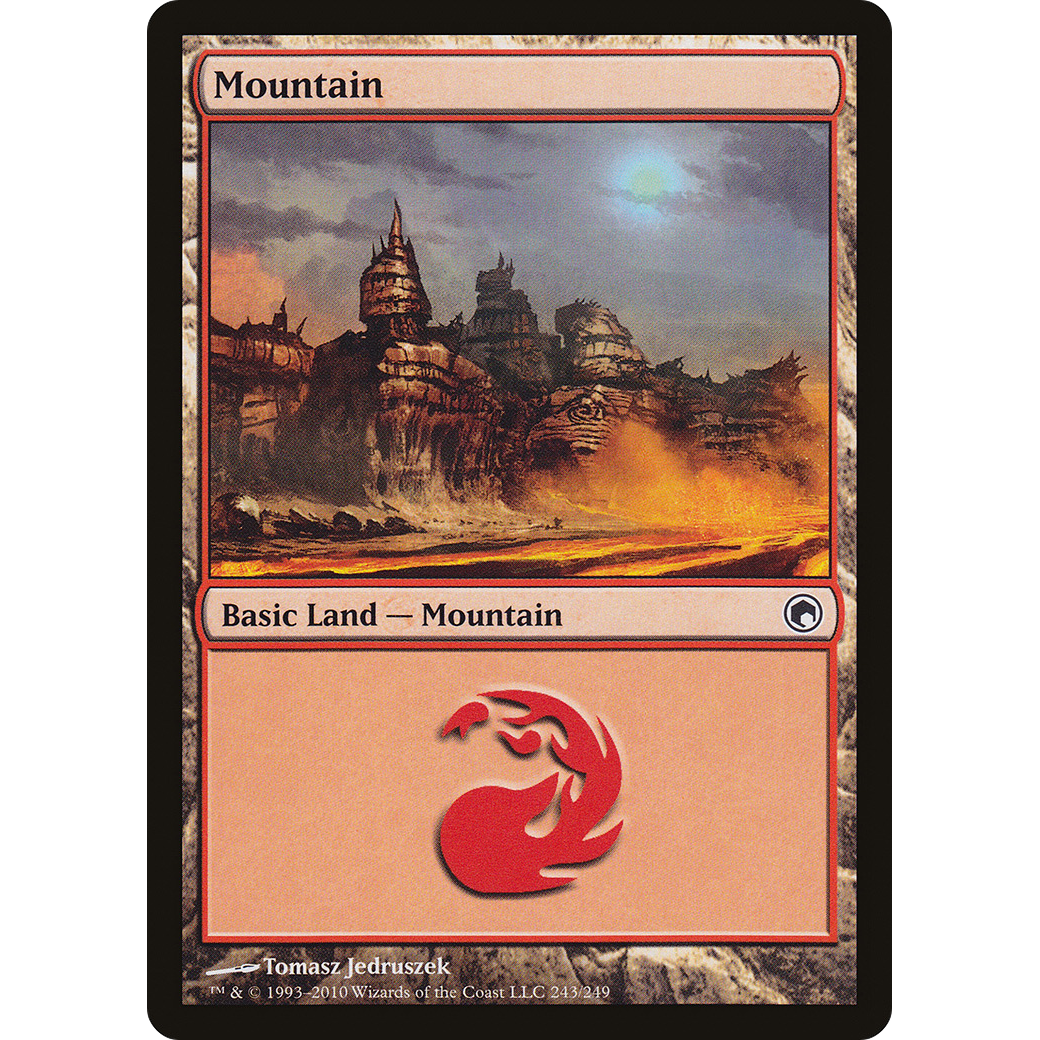 Mountain (243) (SOM-243) - Scars of Mirrodin Foil