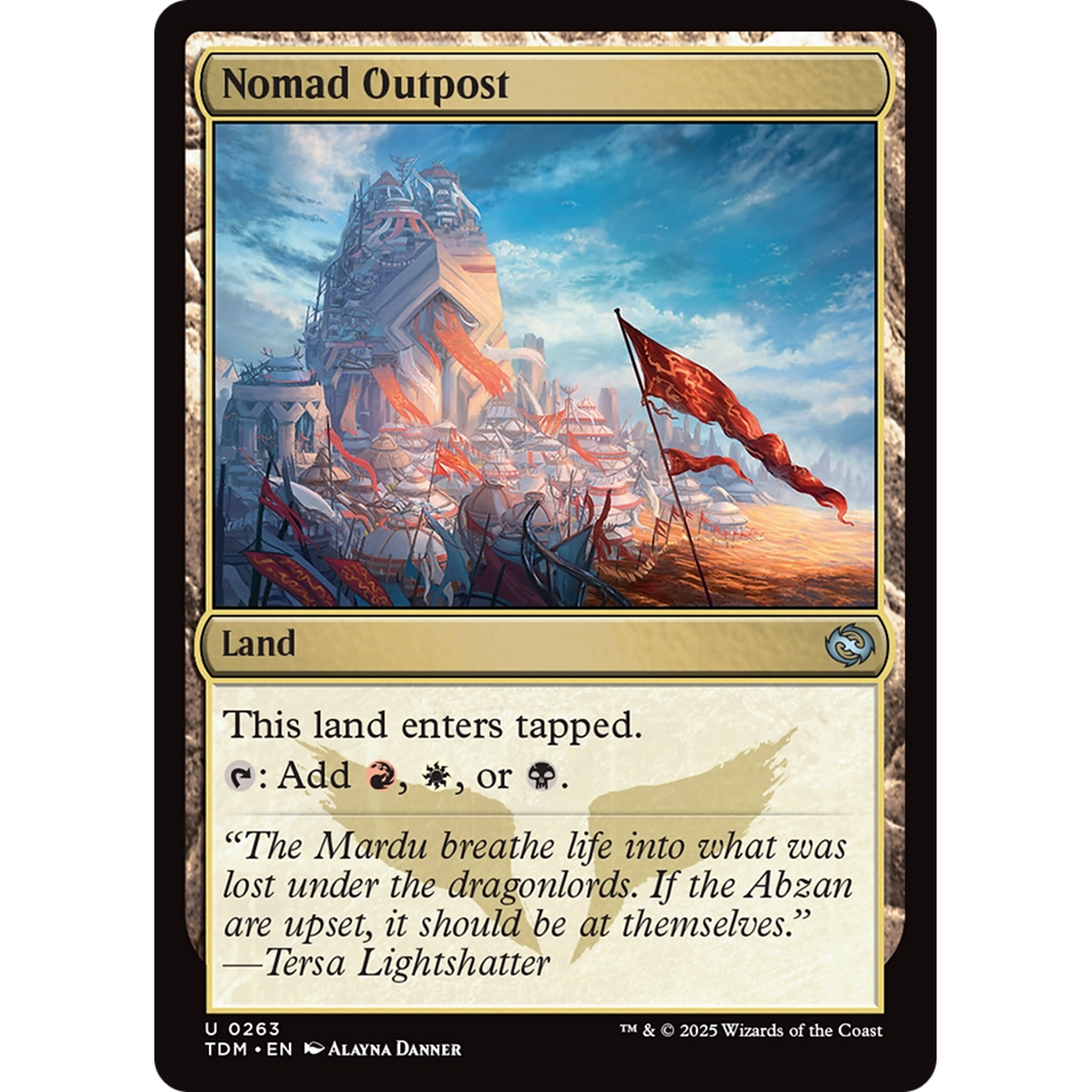 Nomad Outpost (TDM-263) - Tarkir: Dragonstorm Foil