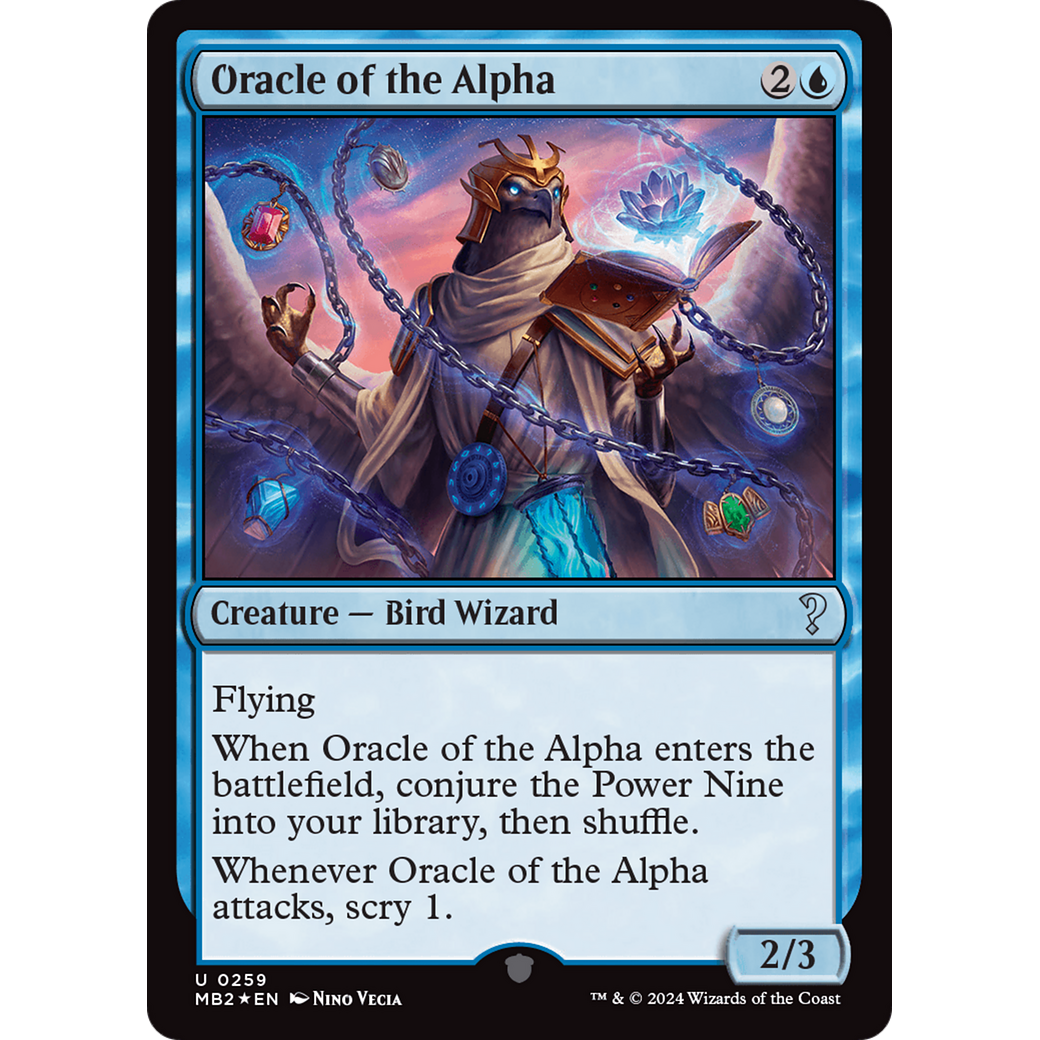 Oracle of the Alpha (MB2-259) - Mystery Booster 2 Foil